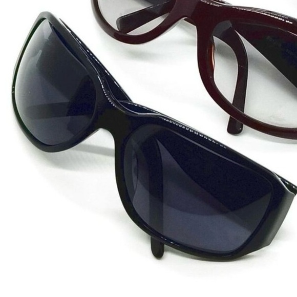 Versace Black Sunglasses with Silver Crystal Accent main image 8
